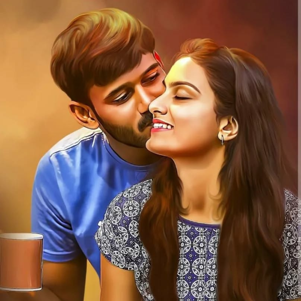 Couple Digital Art