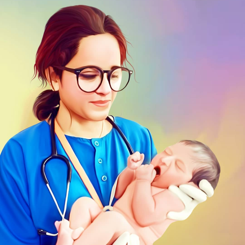 Baby Digital Art